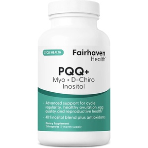 Fairhaven Health PQQ+Myo+D-Chiro Inositol, 120 капсули, Fairhaven Health (850036124146)