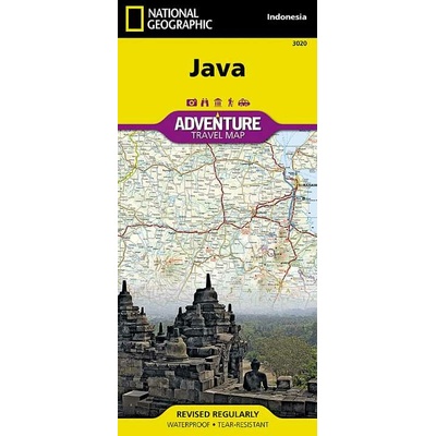 mapa Java 1:700 t. National Geographic voděodolná