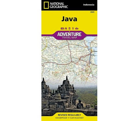 mapa Java 1:700 t. National Geographic voděodolná