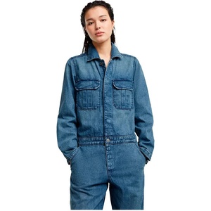 G-STAR Гащеризон G-Star Painter short sleeve jumpsuit - Blue (Faded Coastal Waters)