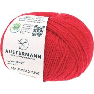 Austermann Merino 160 97610-203 Red Плетива прежда (97610-203)