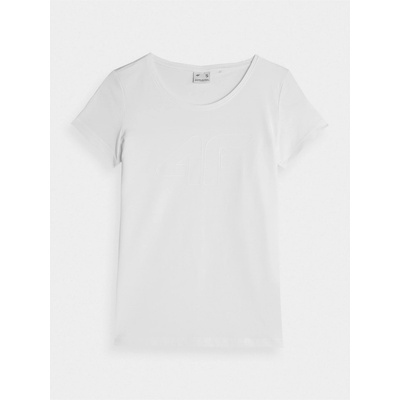 4F Дамска тениска 4F Big Logo T-Shirt Womens - White