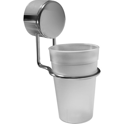 ХРОМ-Поставка за чаша(bic-0194)(ftc536)+чаша поликарбонат (016565)