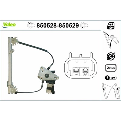 Mechanizmus zdvíhania okna VALEO 850528