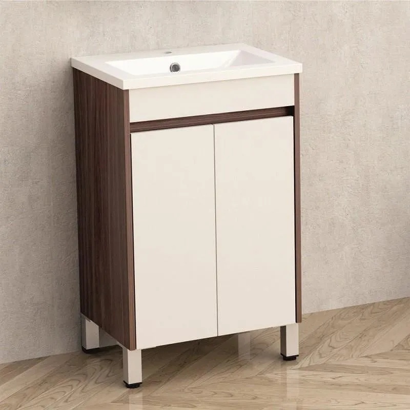 Inter Ceramic Долен шкаф за баня ICP 5038, Inter Ceramic, с умивалник, 50x39x81см (5038)