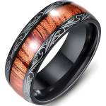 HARAHU Пръстен OR-17117 - Черен / Кафяв / 67mm KP17117