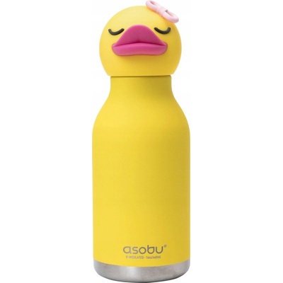 Asobu Bestie termoska pre deti so slamkou Kačička 460 ml