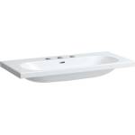 Laufen Lua - Умивалник 100х46 см, с преливник, 3 отвора за смесител, бял H8160890001081 (H8160890001081)