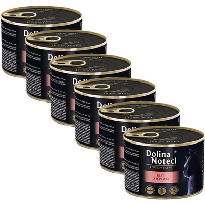 Dolina Noteci Premium Котешки Филе от Сьомга 6 x 185 г