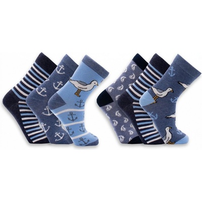 TRENDY SOCKS NÁMOŘNÍK dětské barevné ponožky Náhodný mix