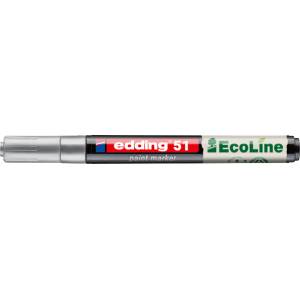 edding 51 EcoLine D10 сребърен лаков маркер 7580260007 (7580260007)