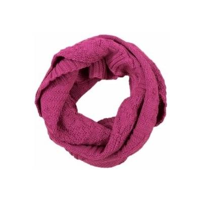 Kama S20 knitted scarf pink růžová