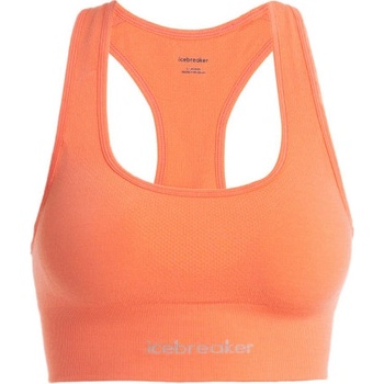 Icebreaker Women Merino Seamless Active Bra Размер на сутиена: S / Цвят: оранжев