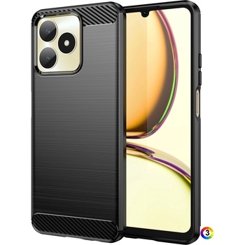 Image 1 of realme C51 Удароустойчив Carbon Fiber Калъф и Протектор