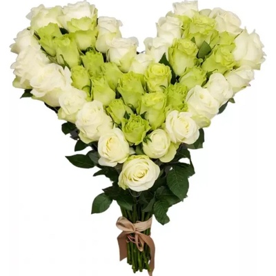 Srdce z růží velké ALESSIA 50cm