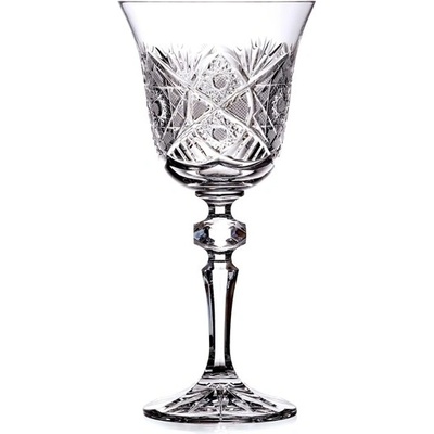 Bohemia Crystal Ručně broušené sklenice na víno Bratislava 6 x 170 ml