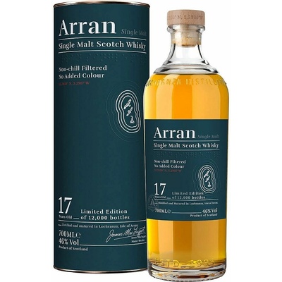 the Arran 17y 46% 0,7 l (tuba)