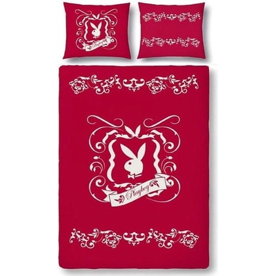 Vaneshome MICRO obliečky Playboy Tatoo red Polyester 155x220 80x80