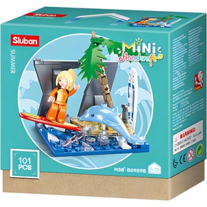 Sluban Конструктор Sluban Girl's Dream - Mini Handcraft, лято, 101 части (M38-B0989B)