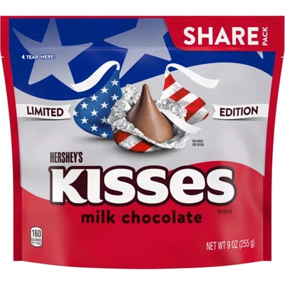 Hershey's US Kisses pusinky z mléčné čokolády 255 g