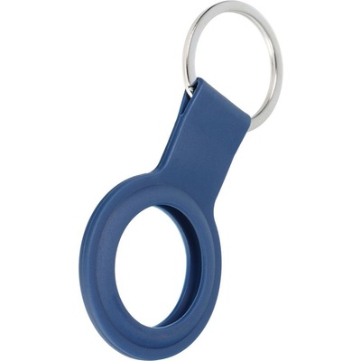 PTK Silikonové pouzdro držák s kroužkem pro Apple AirTag modrý 5903396219542