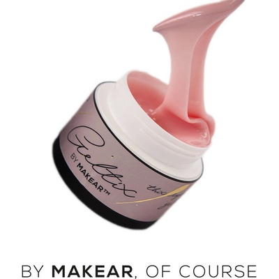 Makear Geltix GT02 secret pink stavební gel 15 ml