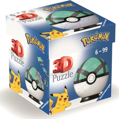 RAVENSBURGER 3D Puzzleball Pokémon Net Ball - 54 ks