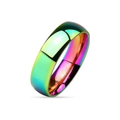 Šperky4U Ocelový prsten duhový OPR0013 6