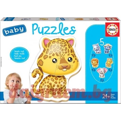 Educa Пъзел educa baby 14197 - 19 части - Диви животни (edu14197)