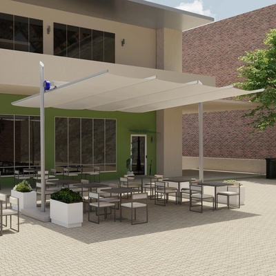 Platinum Nepremokavá Harmonika Pergola Maistra 4x4 m Ivory