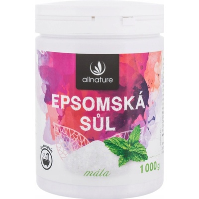 Allnature Epsomská Soľ Mätová 1000 g