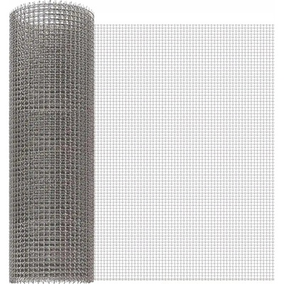 Síť proti hmyzu 40 x 500 cm 3 Mesh Nerezová ocel 201 stříbrná