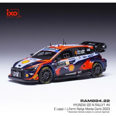 IXO Hyundai N Rally1 Rallye Monte Carlo 2023 4 Lappi Ferm 1:43