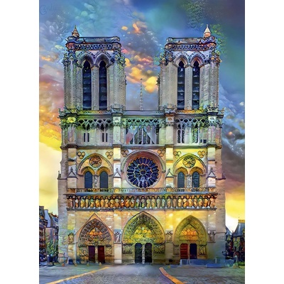 Bluebird Puzzle - Puzzle Notre-Dame de Paris Cathedral - 1 000 piese
