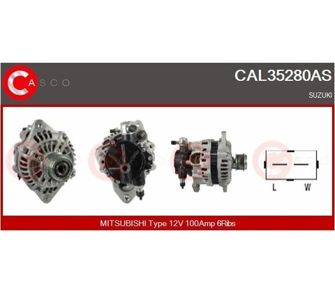 Generátor CASCO CAL35280AS