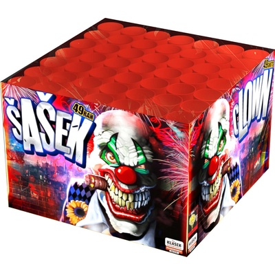 Kompaktní ohňostroj Šašek 49 ran 20 mm