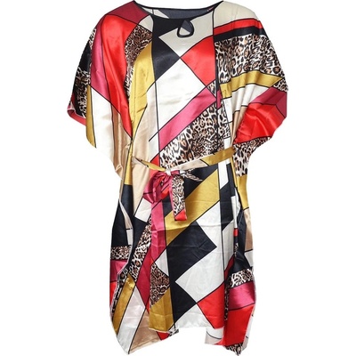Lonie šaty na pláž kaftan SD-03 červená