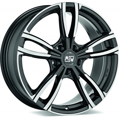 MSW 73 7,5x17 5x120 ET32 dark grey polished