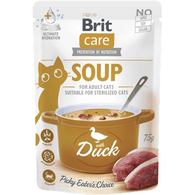 Brit Care Cat Soup with Duck супа за котки с патешко месо 75gr
