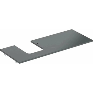 Geberit Плот за мивка Geberit One с ляв изрез, тип черен мрамор 120 см (505.125.00.2)