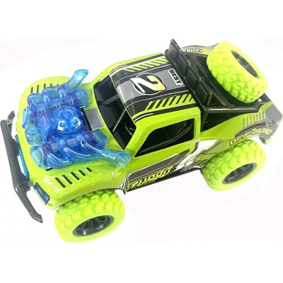 Alltoys Auto se zvukem a světlem zelená kola 1:36