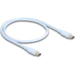 Delock Кабел Delock USB 2.0, USB Type-C - PD 3.0 60 W, 0, 5 м, син, силикон