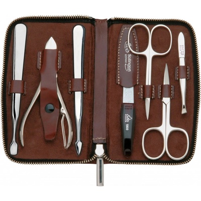 Erbe Solingen kožená manikúra 9474 Houston hnědá – Zboží Dáma