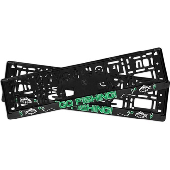 3D držák SPZ Delphin GoFishing! 2ks