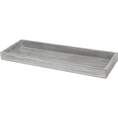 Svícen dřevo 140x400 mm tác světle hnědý