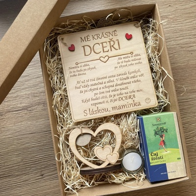 Dekorace z Česka Dárková sada pro dceru Varianta: Od maminky