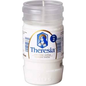 Z - TRADE s. r. o Z - TRADE s. r. o. Вложка за свещ Theresia 145 г ~2 дни бяла отливка