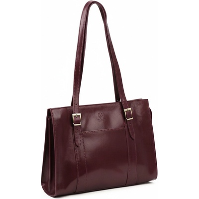 Kožená kabelka Florence 54 Bordo