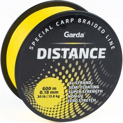 Garda Pletená šňůra Distance 600m 0,18mm – Hledejceny.cz