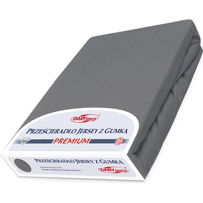 Darymex jersey prestieradlo Premium sivé 130X200